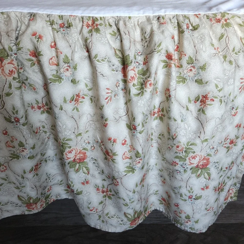 VTG Ralph Lauren Bedskirt Cal King 15